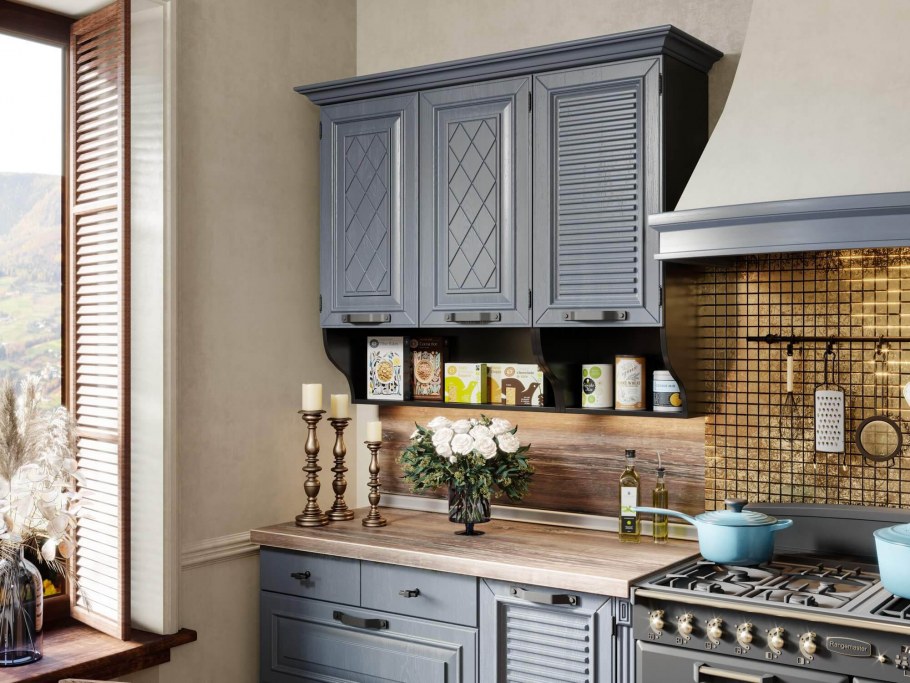 Кухня Кантри ясень светлый