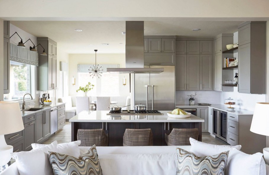 Кухня-гостиная 30 кв м