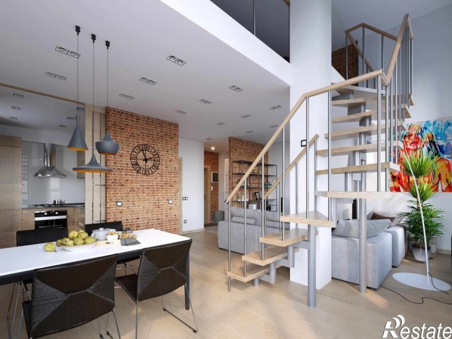 Двухуровневая квартира со вторым светом