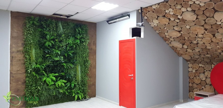 Фитостена из горшков