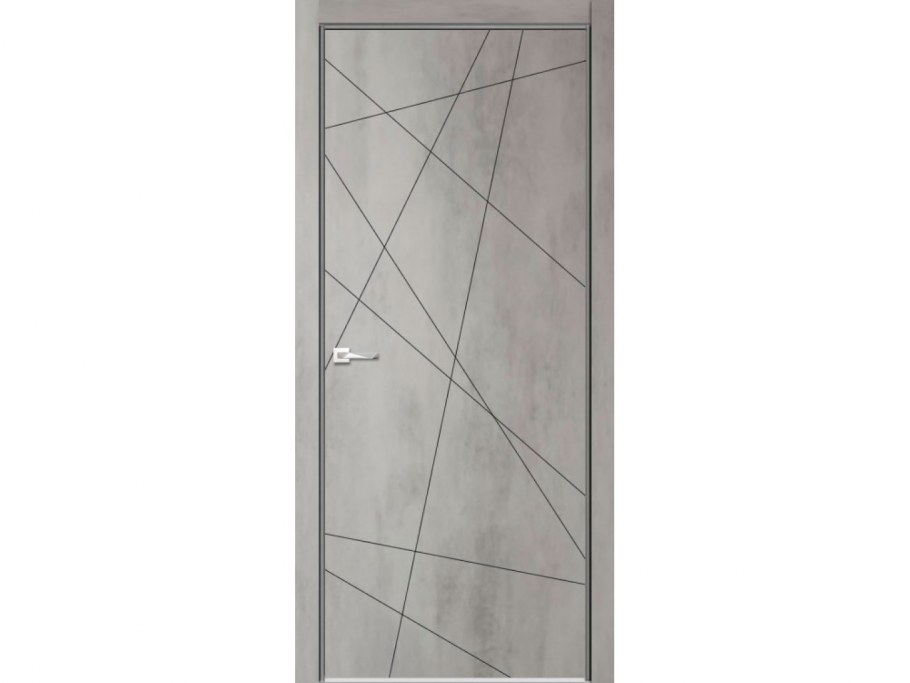 Дверь эмалит Verda Севилья 26 бетон светлый