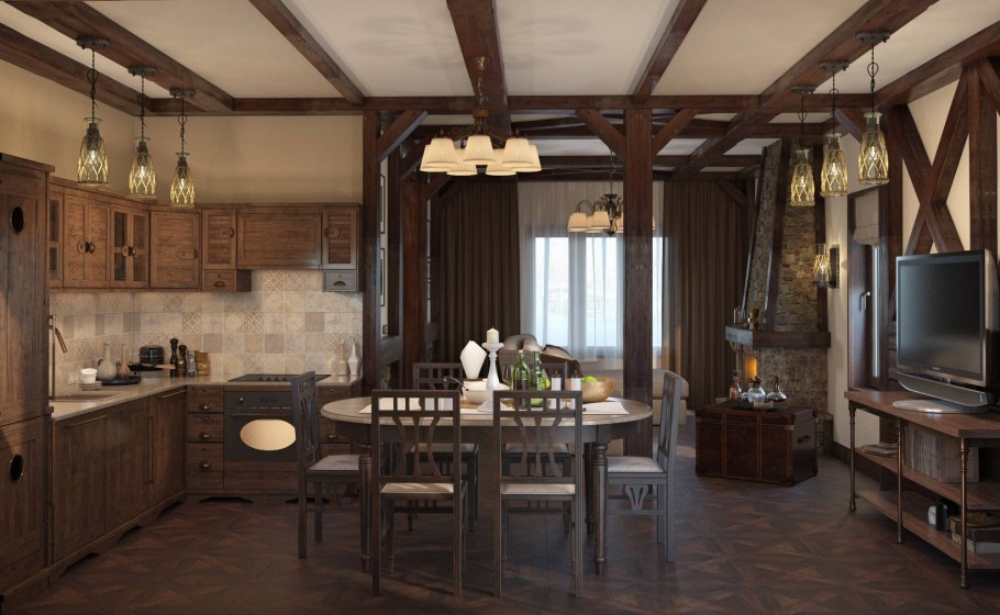 Фахверк мансарда