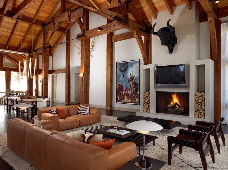 Дом фахверк интерьер