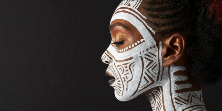 Грим Африканская маска