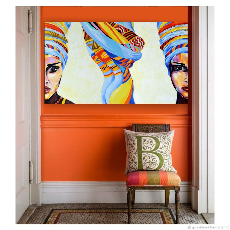 Картины интерьерные африканские