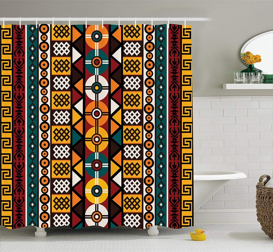 Шторы с этническим орнаментом