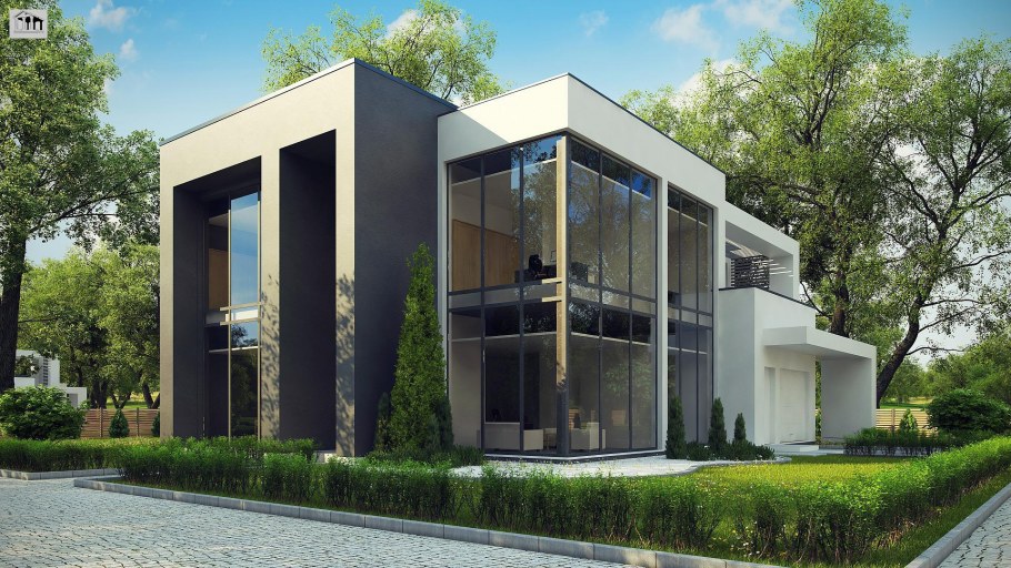 Современные фасады зданий