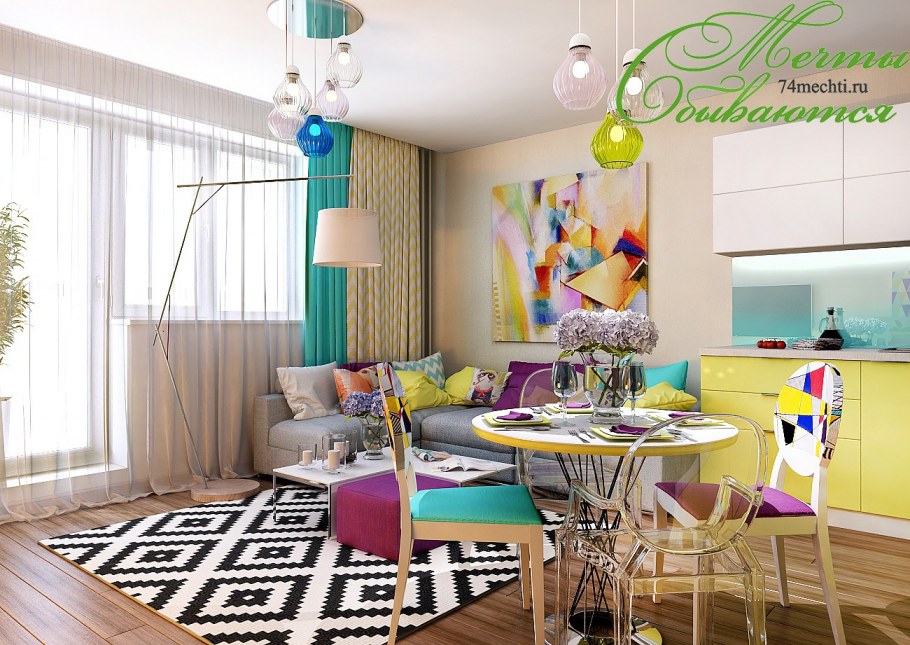 Стиль интерьера онто арт