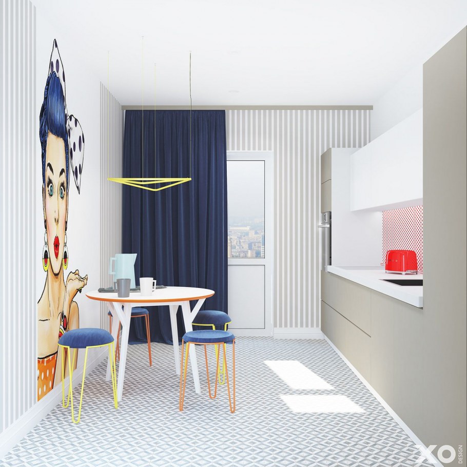 Стиль интерьера онто арт