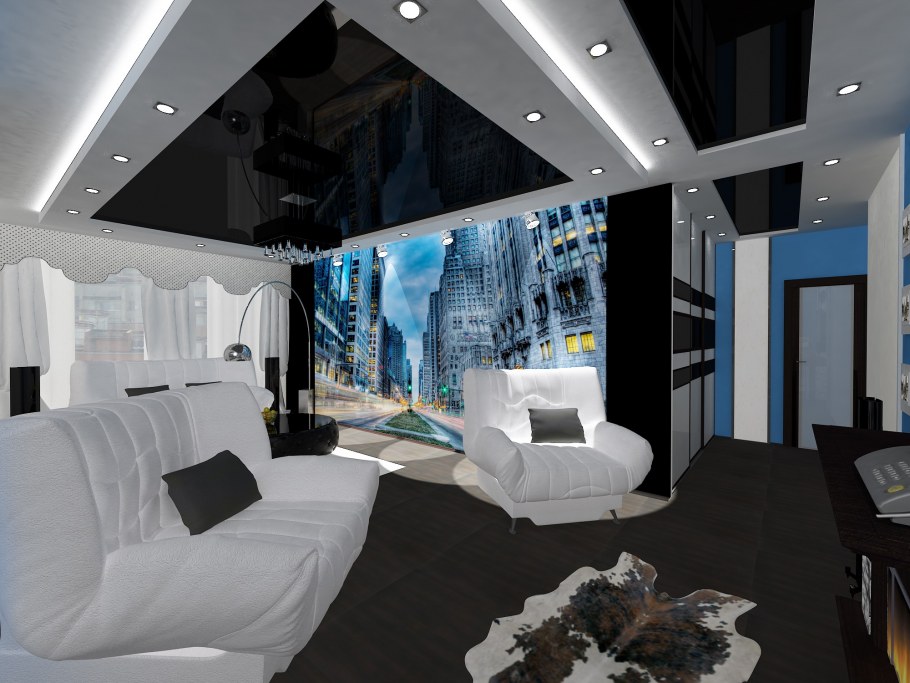 Стильный современный интерьер