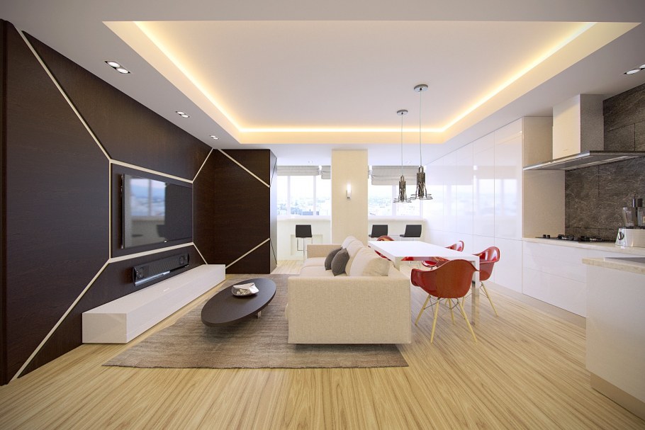 Стильный современный интерьер