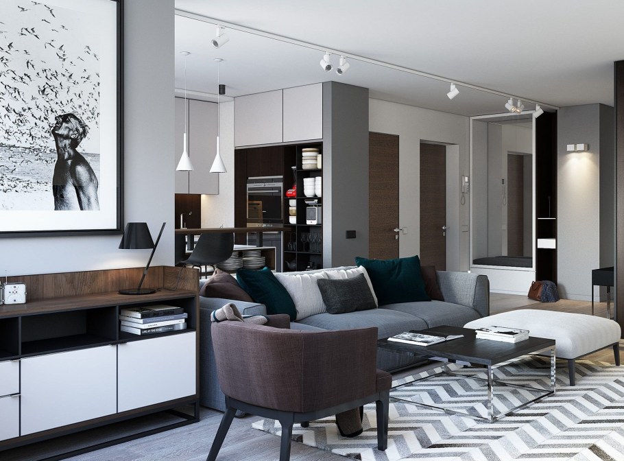 Интерьер современные молодежный квартиры