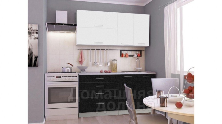 Кухня белый глянец