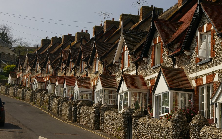 Крыши европейских домов