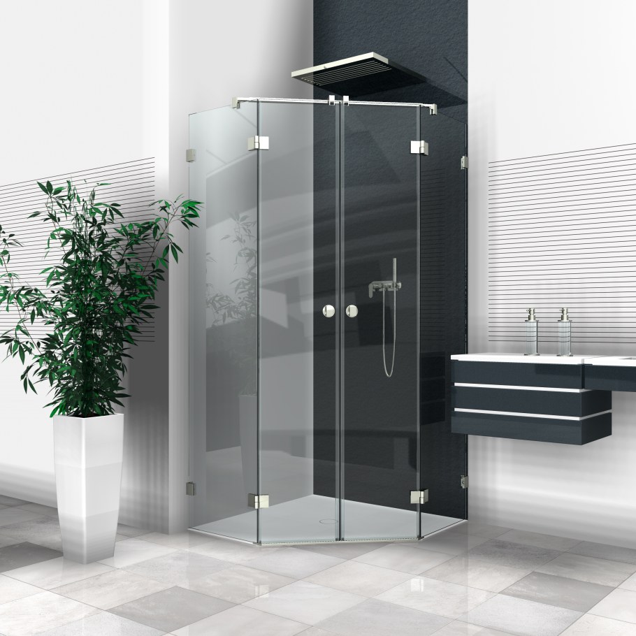 Ванна с душевой перегородкой