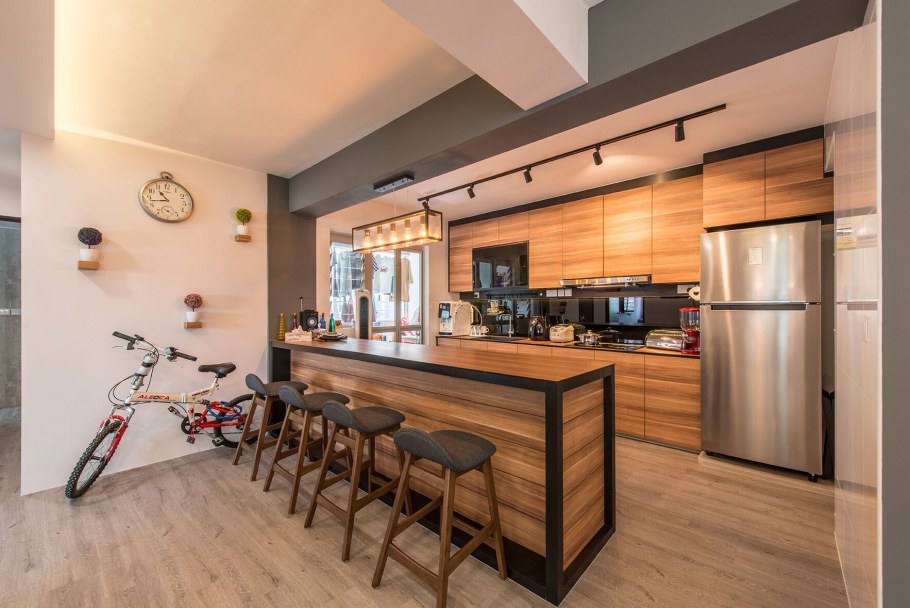 Барная стойка в японском стиле