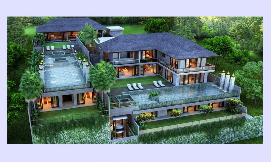 Тропический дом планировка