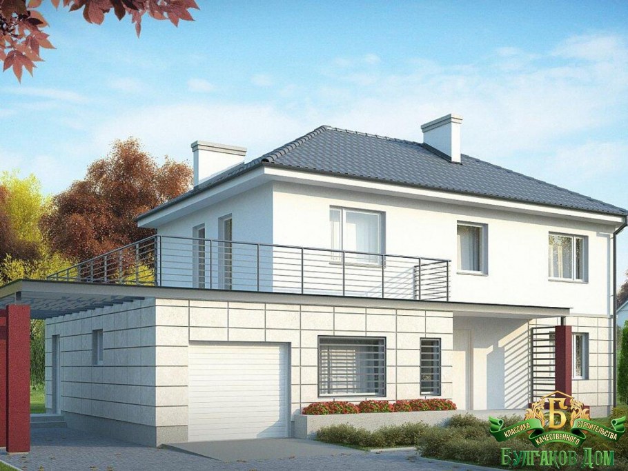 Терраса на крыше гаража