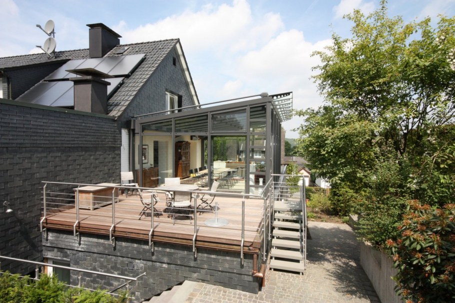 Терраса над гаражом