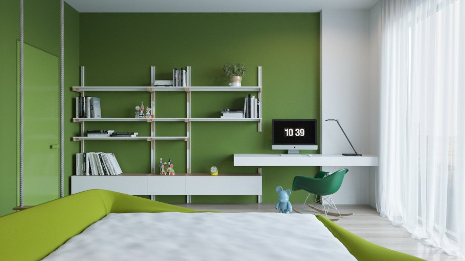 Письменный стол в спальне