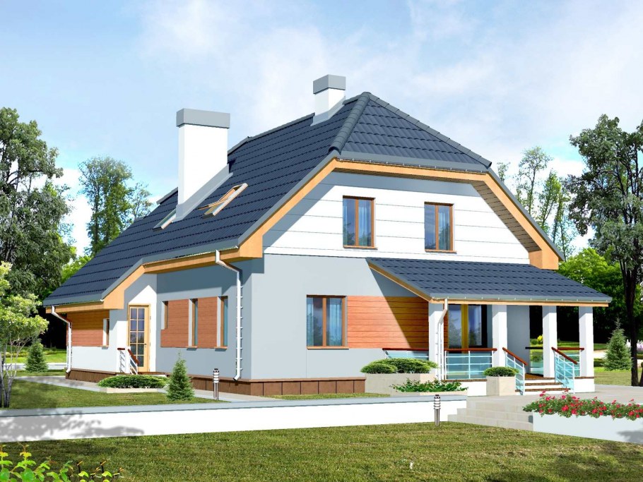 Полувальмовая мансарда