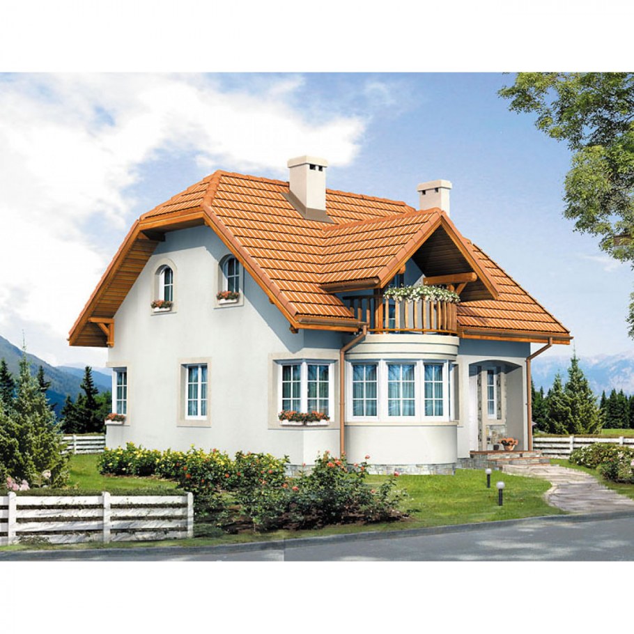 Полувальмовая мансардная кровля