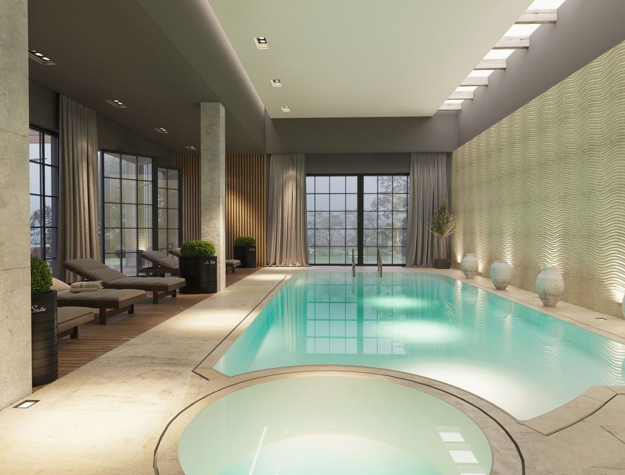 Интерьер бассейна