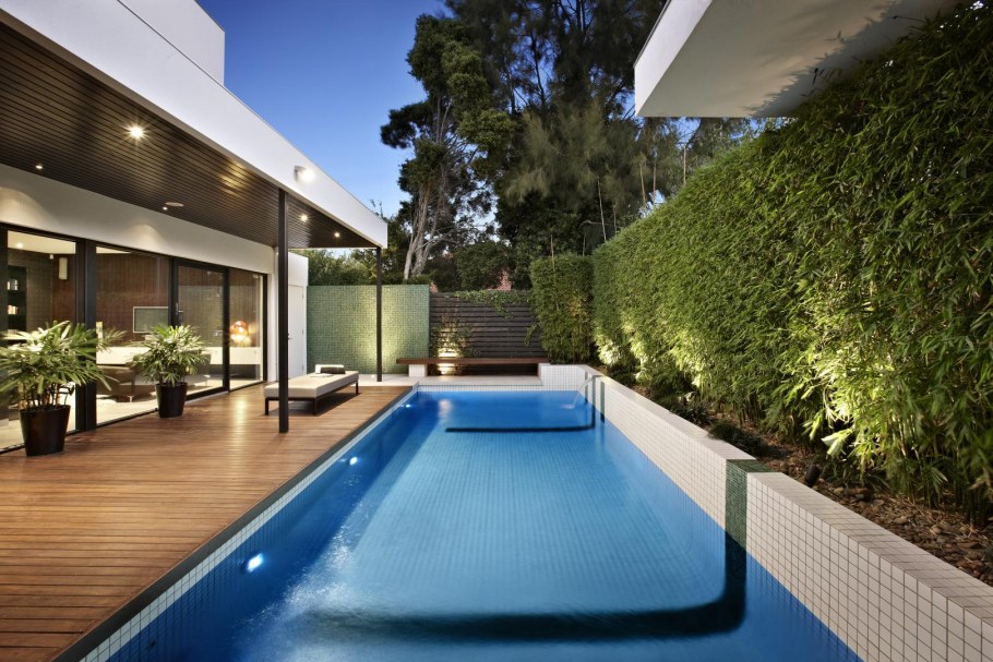 Интерьер бассейна в частном доме