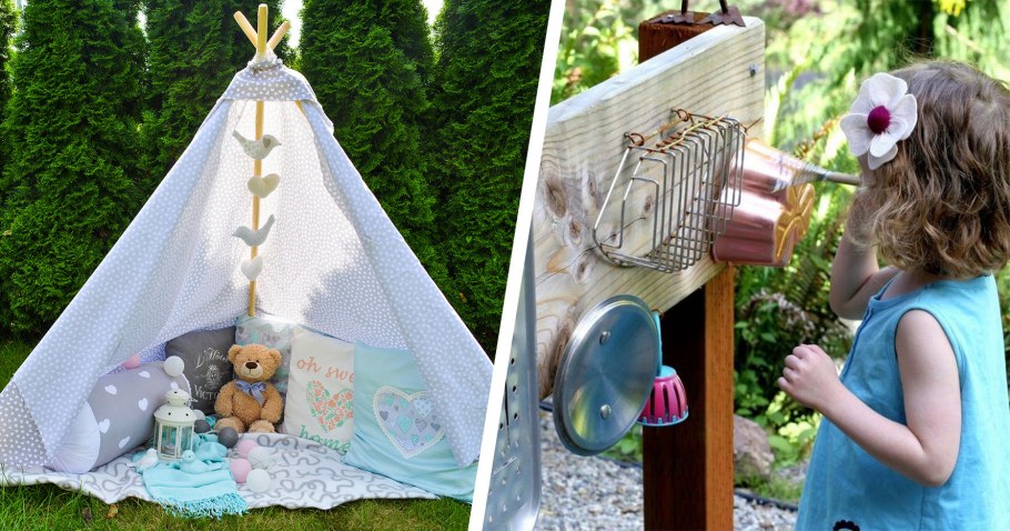 Уголок для детей на даче