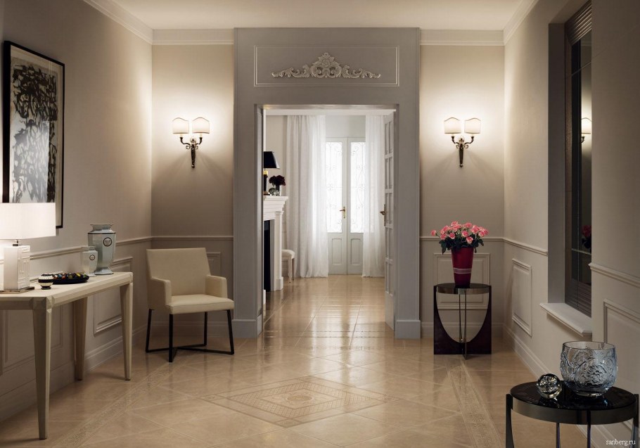 Плитка Версаче Гардения Орхидея