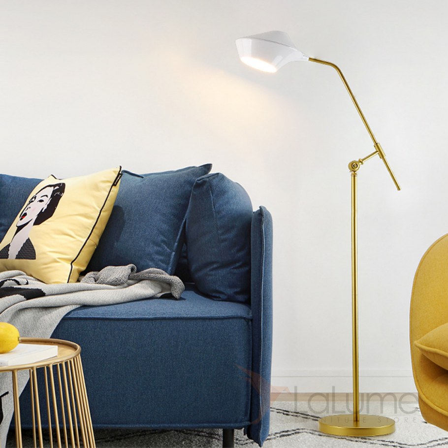 Напольный светильник в интерьере