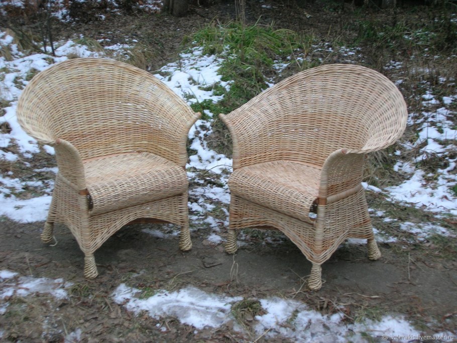 Плетёная мебель для бани