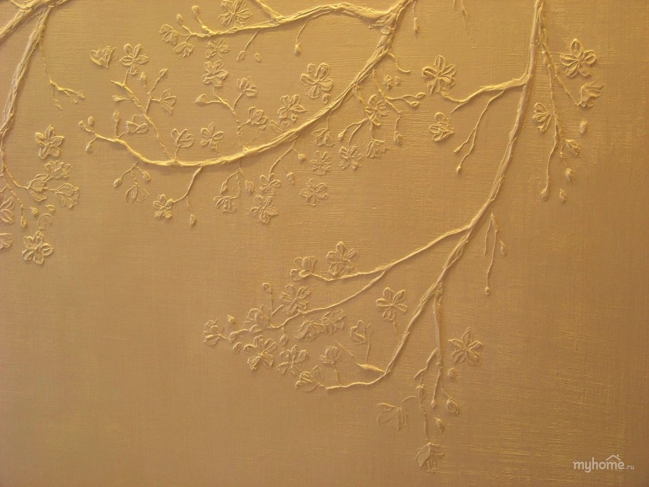 Рельефная штукатурка стен