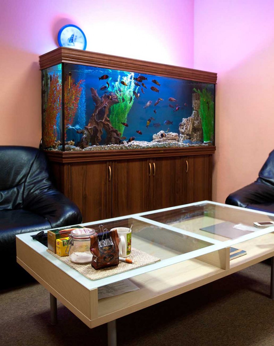 Аквариум в интерьере
