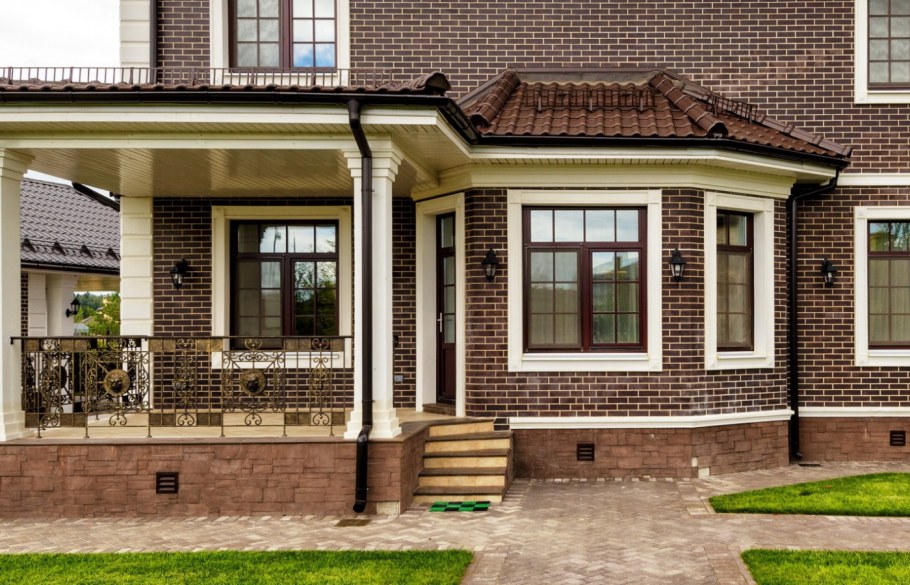 Фасад Шале в современном стиле