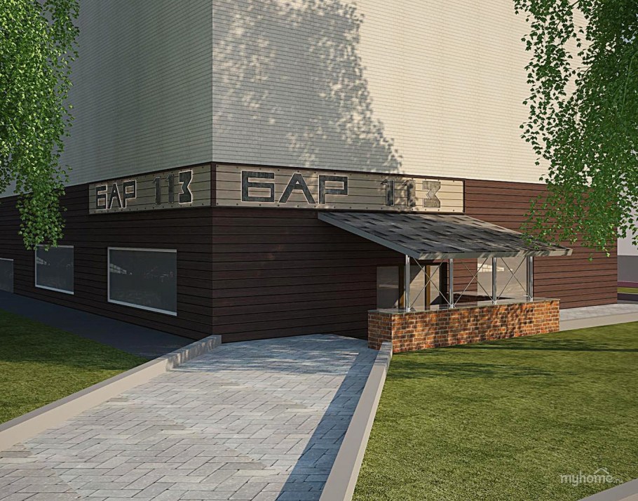 Дом из фасадных панелей