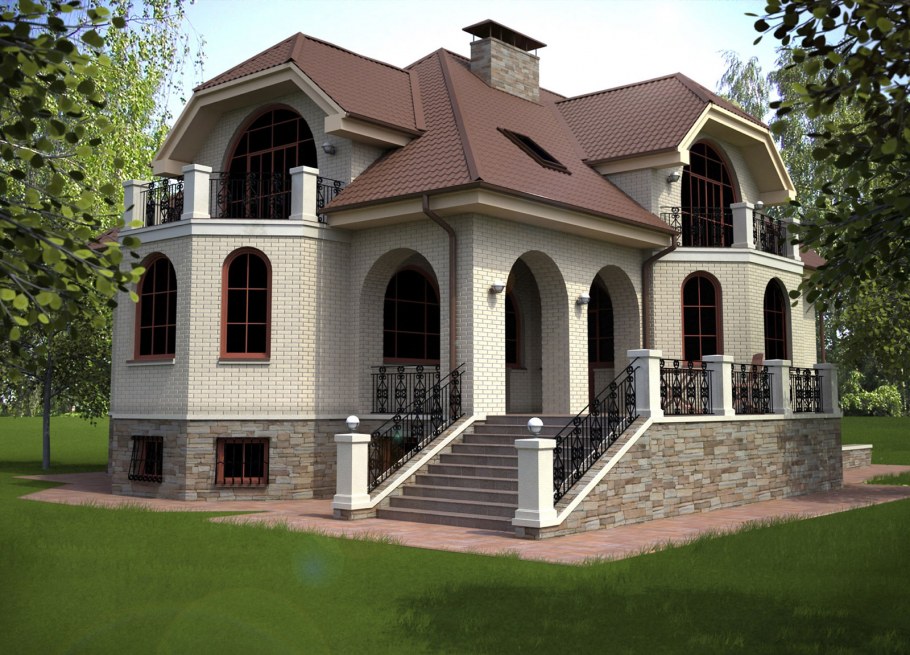 Проект коттеджа а105