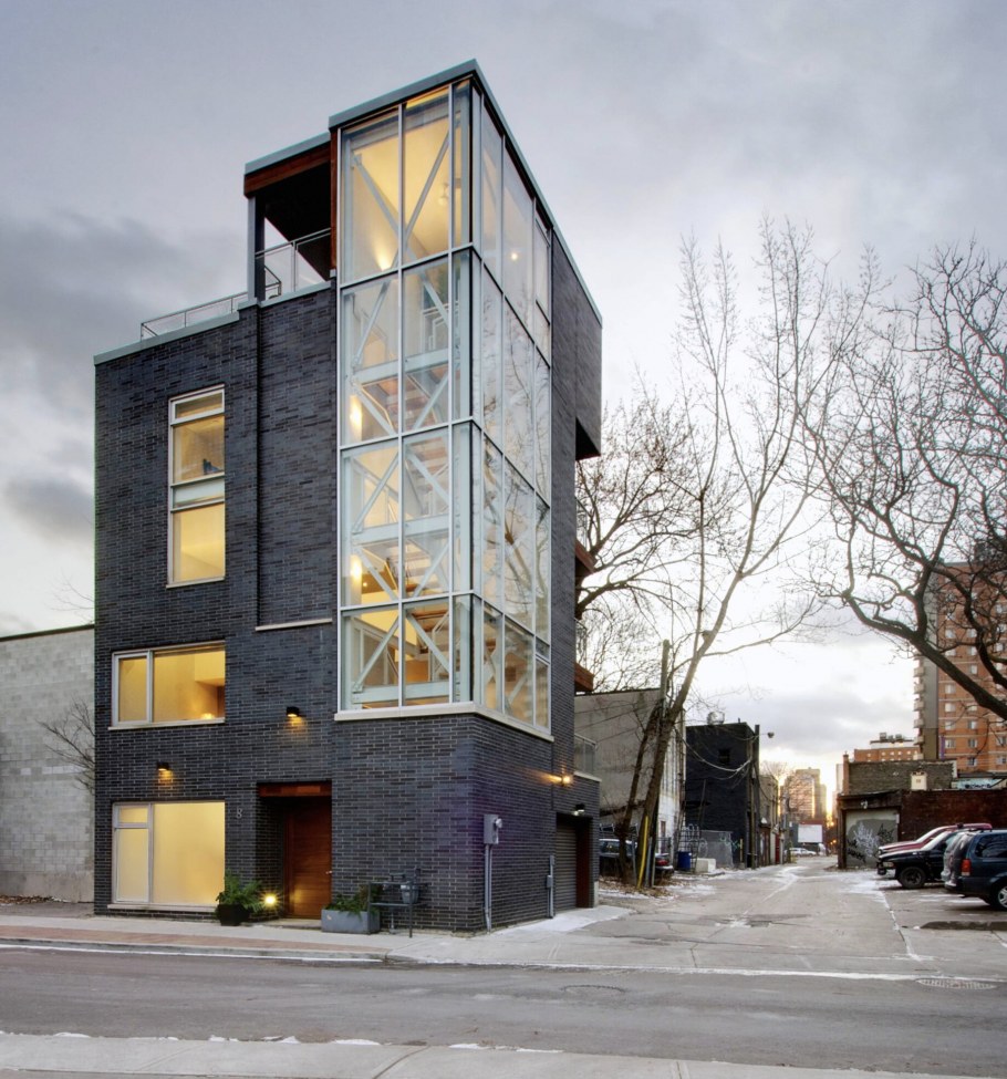 Фасады домов в стиле лофт