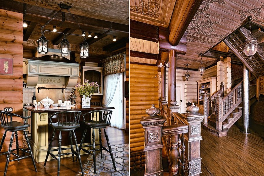 Русский стиль в интерьере