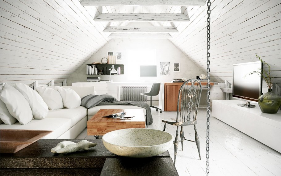 Мансарда 45м2