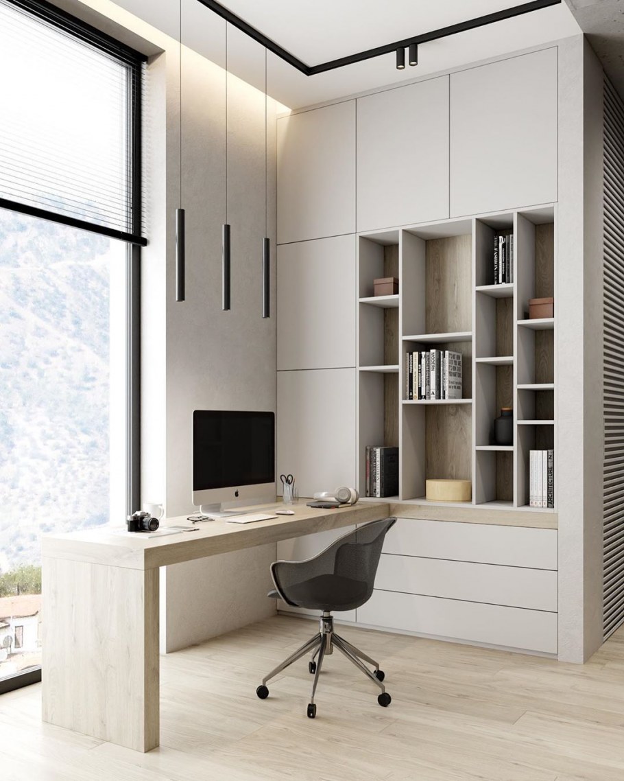 Рабочее место в современном стиле