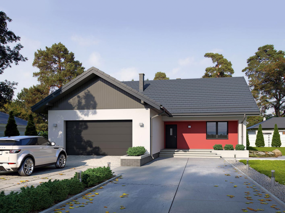 Разноуровневый дом с гаражом