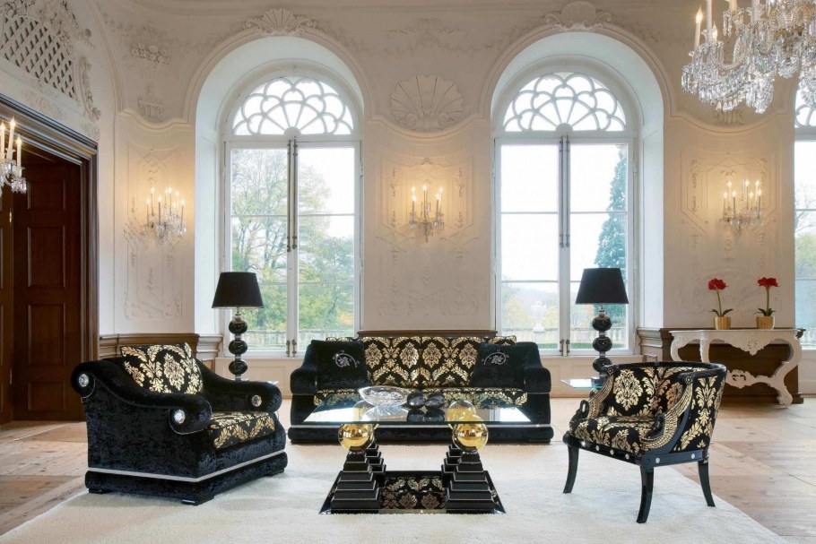 Белые обои в интерьере