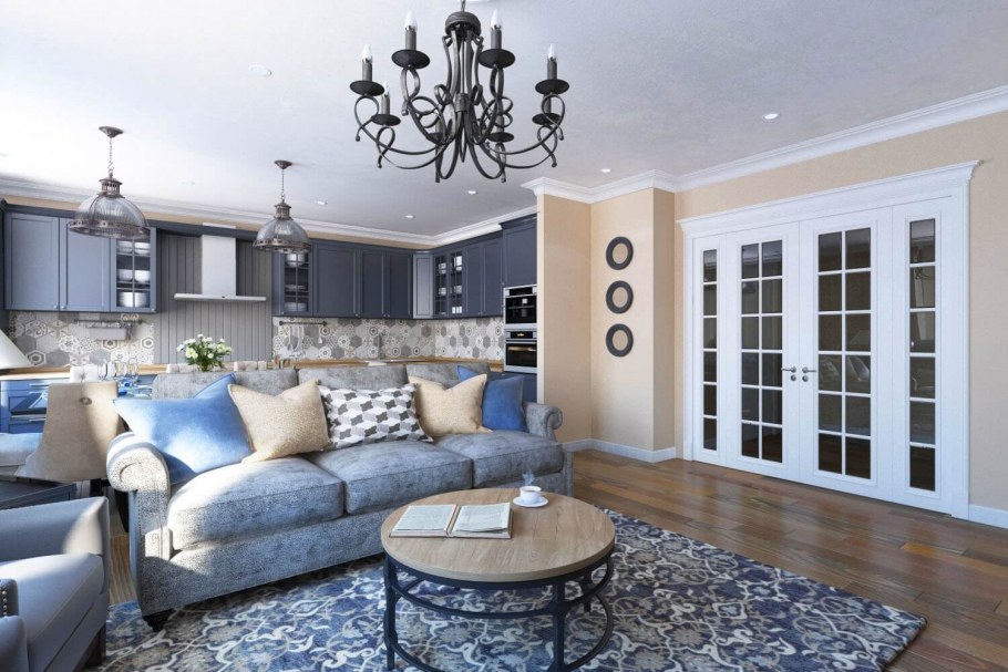 Американский стиль в интерьере квартиры