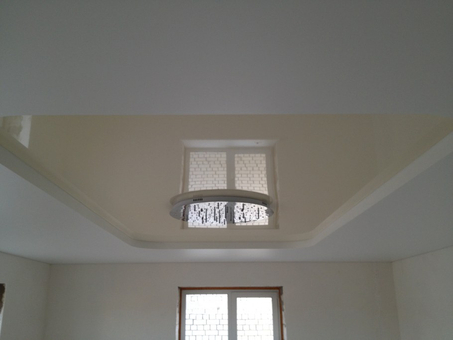 Двухуровневый потолок квадратный