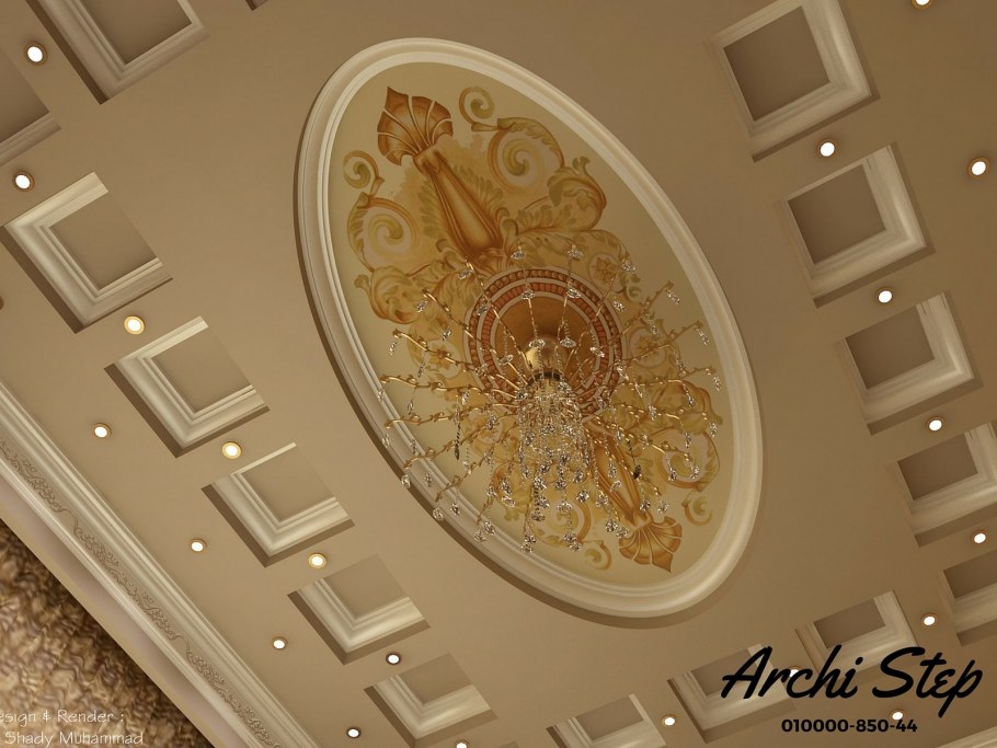 Потолки в стиле Барокко в хол