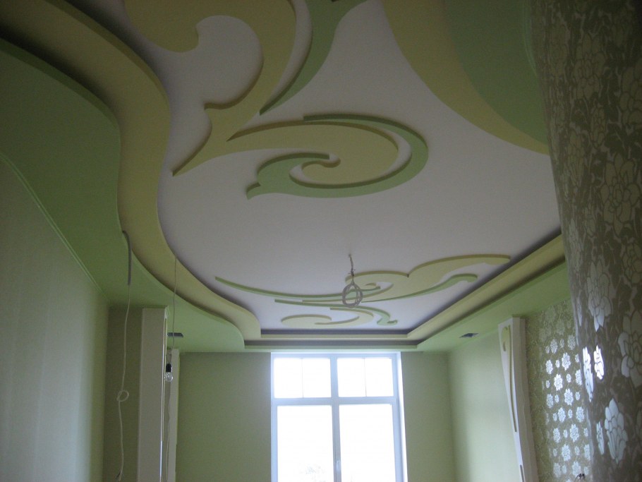 Потолки из гипсокартона 4 на 4
