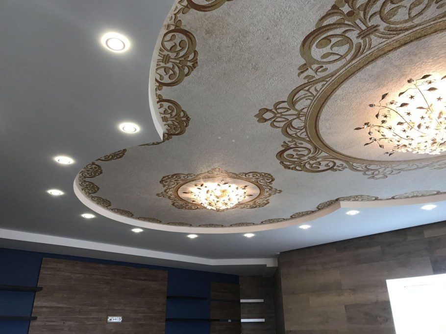 Потолок гипсокартон