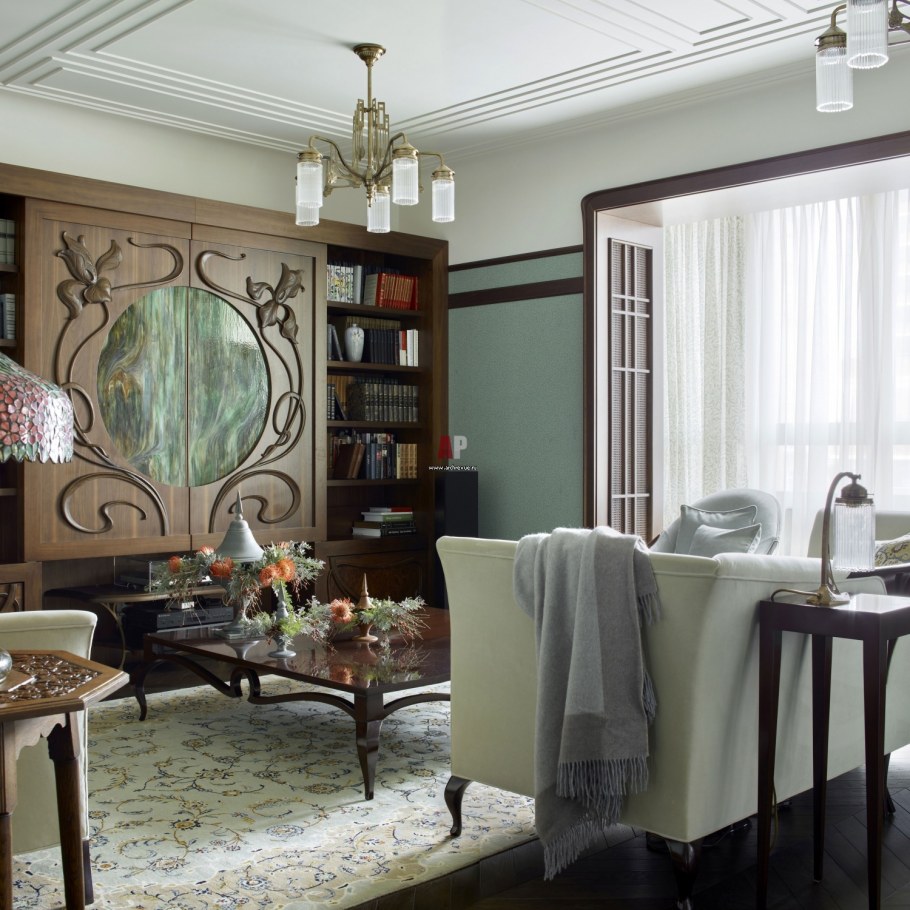 Ар-нуво стиль в интерьере