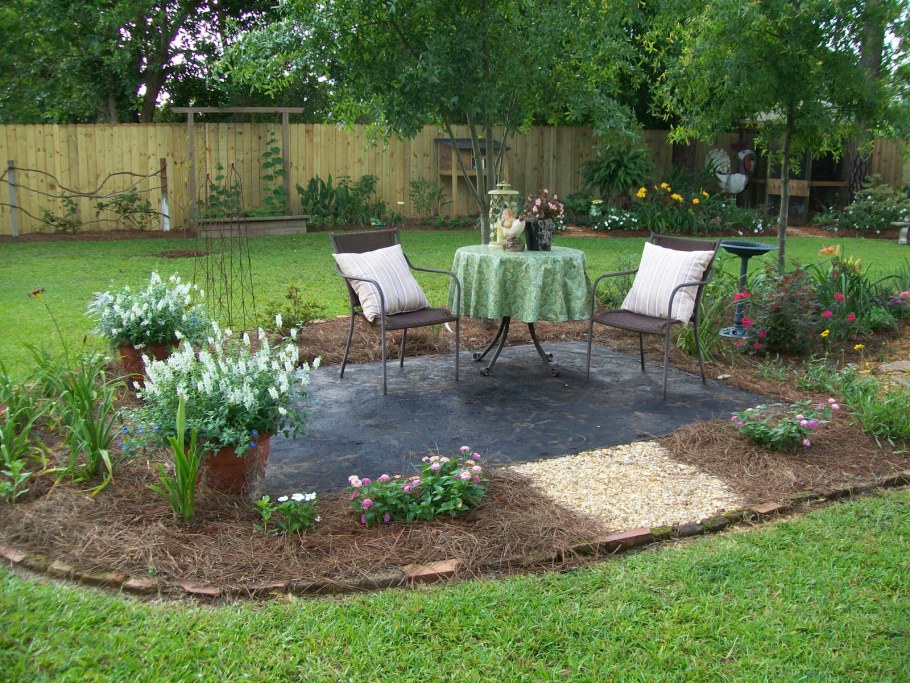 Участка с огородом и зоной отдыха